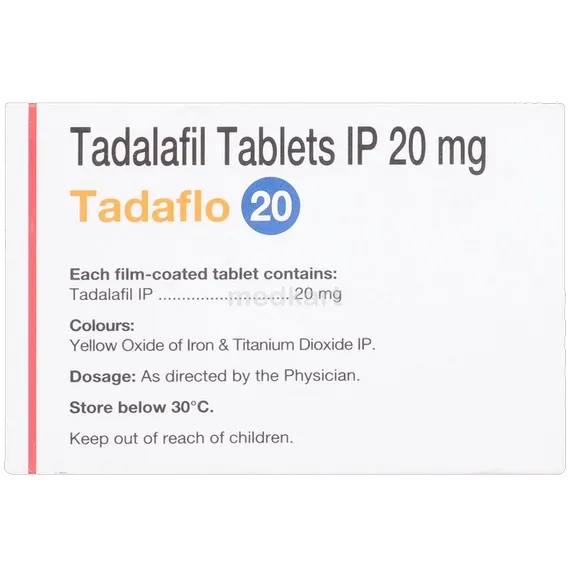 tadaflo 20mg tablet 10's